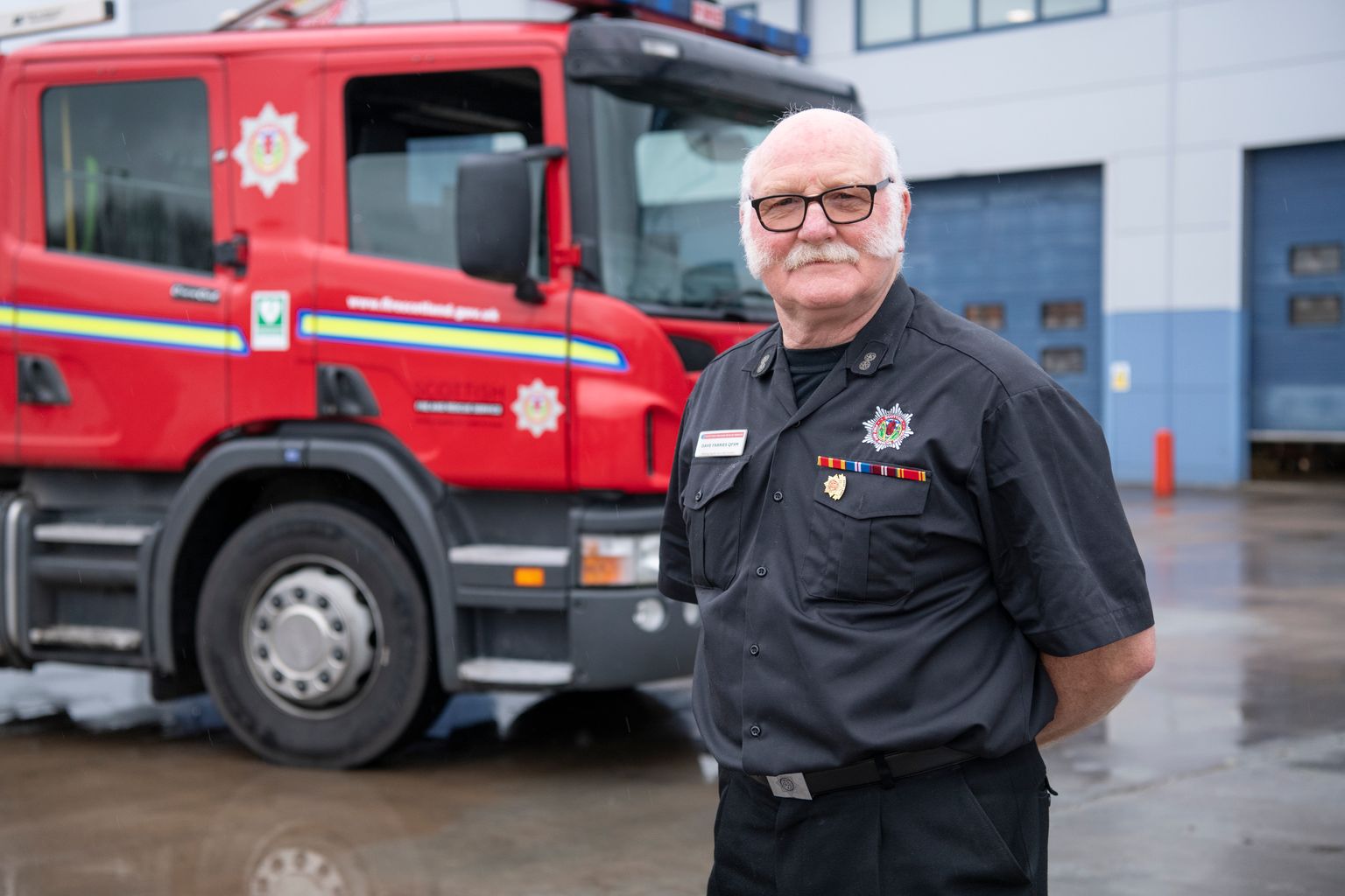 Scotland s longest serving firefighter retires at 70 it s like